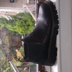 Dr. Martens steel-toe Chelsea boots, men's US 12